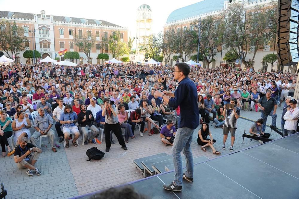 Mitin de Íñigo Errejón en Murcia