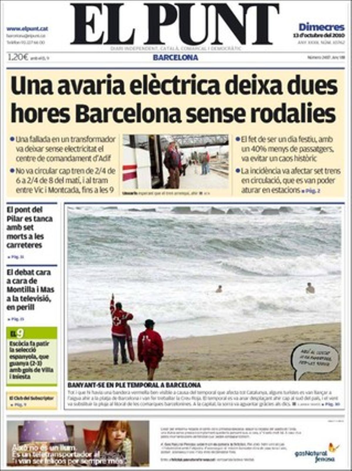 A les pàgines interiors ’El Punt’ informa que la Paeria dóna diners a qui obri un negoci al barri antic de Lleida, que internet facilita que el teletreball s’implanti a Catalunya, encara que ho fa en comptagotes perquè les empreses encara no aposten per això, i que el Govern d’Erdogan fa una crida als emigrants turcs a integrar-se a Alemanya adoptant la llengua i els costums del país que els acull.