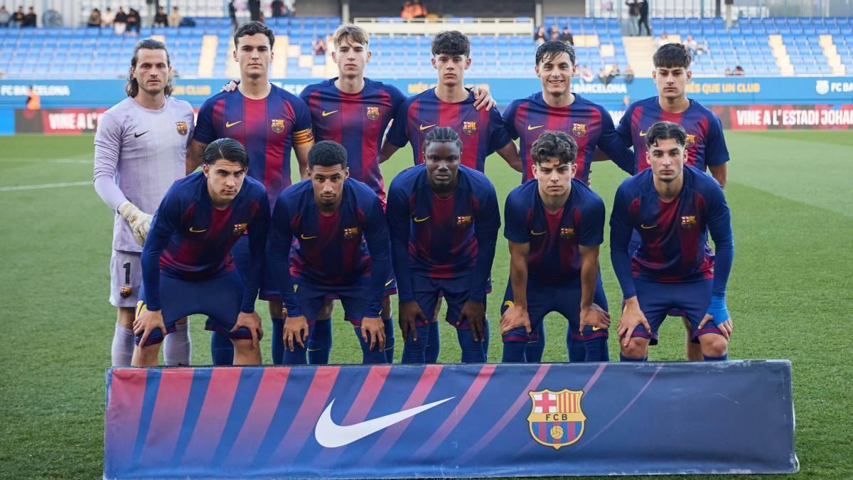 ¡Toni Fernández asistió a su primo, Guille Fernández que dio el primer gol para el Barça Atlètic!