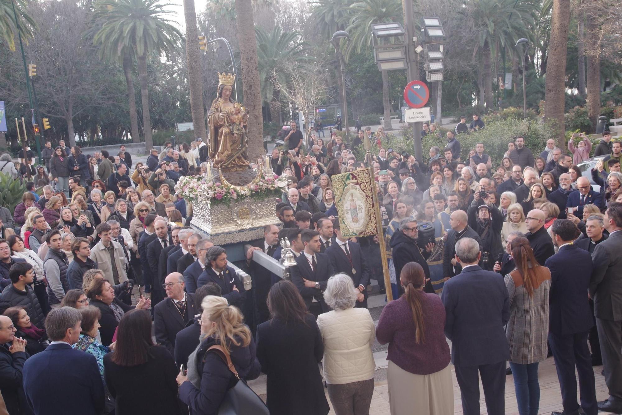 Traslado de la Victoria hasta la parroquia de Santiago