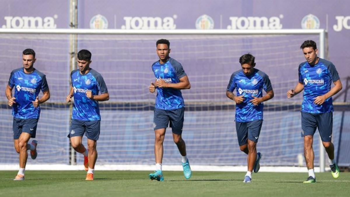 El Getafe, trabajando en pretemporada