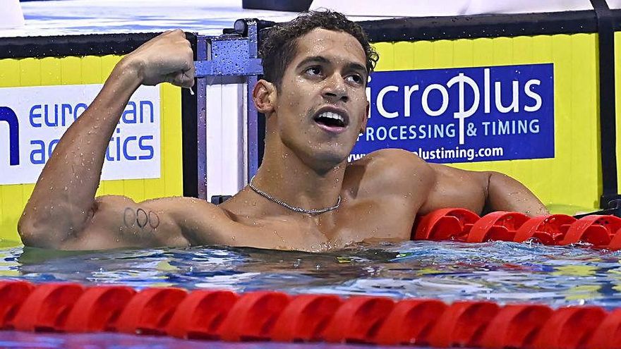 Hugo González, campeón de Europa en los 200 m. estilos