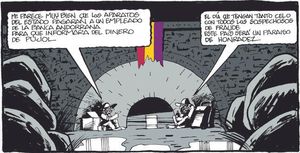 L’acudit de Ferreres mostra dos captaires parlant sobre les últimes notícies del cas Pujol: l’Estat paga a un empleat de la banca andorrana perquè informi dels diners dels Pujol