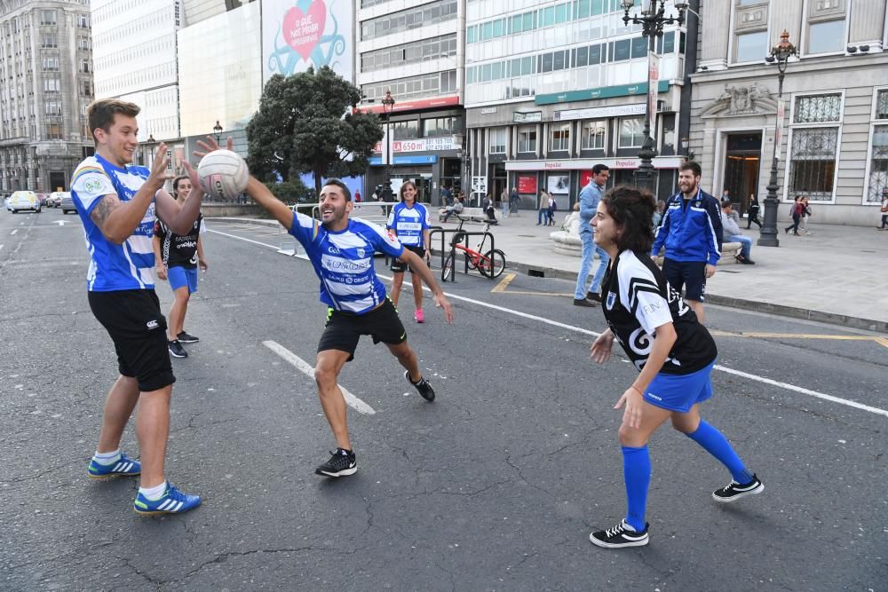 Deporte y arte urbano por la movilidad en A Coruña