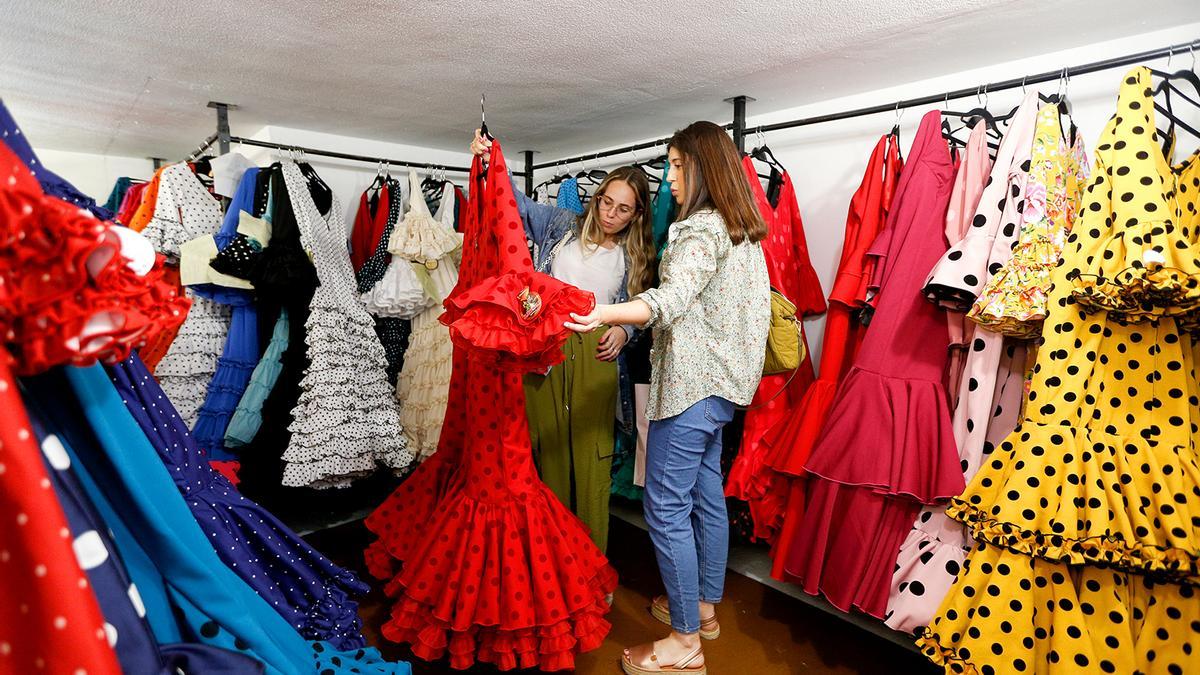 Vestido de flamenca en tela bielastica -  España