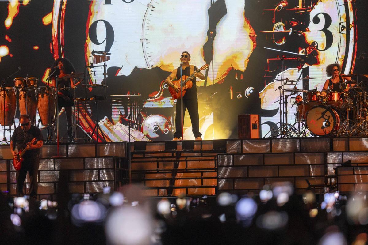 El concierto de Alejandro Sanz en Palma, en imágenes