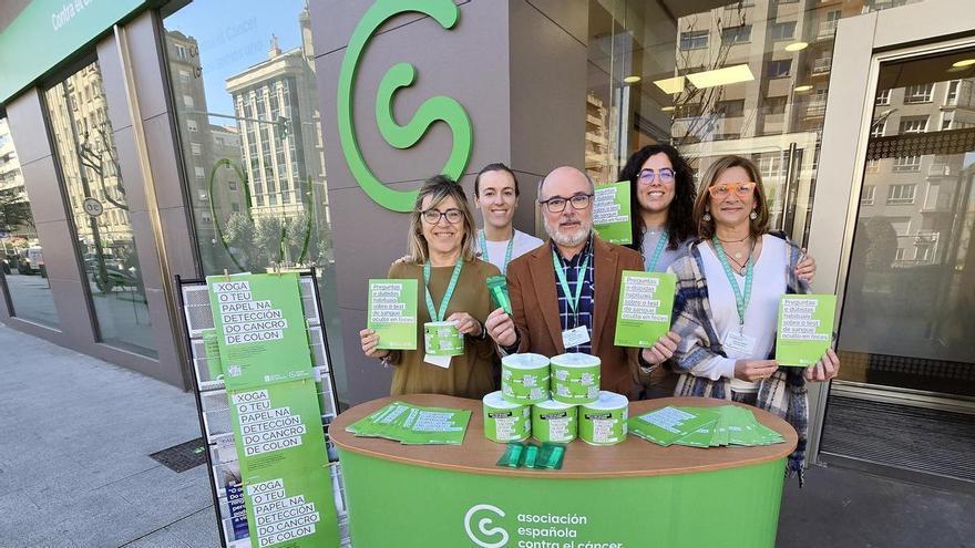 La AECC busca aumentar la participación de Cangas y Moaña en el cribado del cáncer de colon