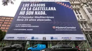 El retraso en el Corredor Mediterráneo llega a Madrid: "Los atascos en la Castellana no son nada"
