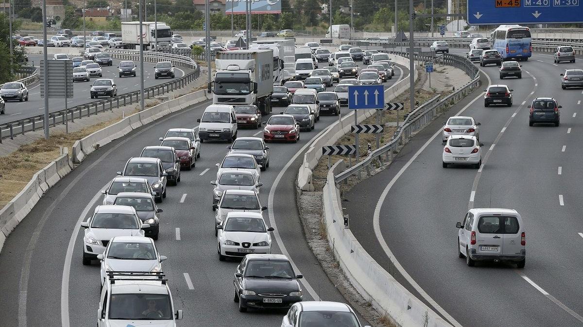 Tráfico en una autopista