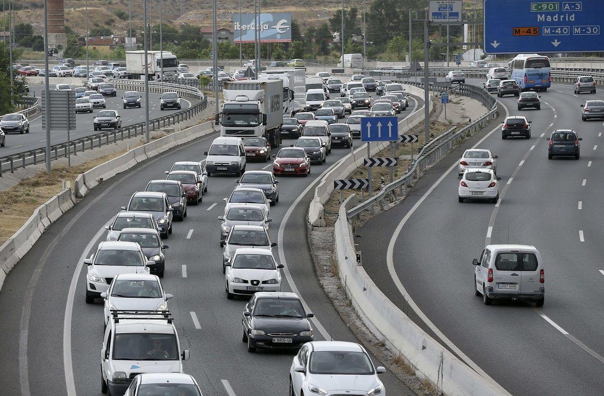 Tráfico en una autopista