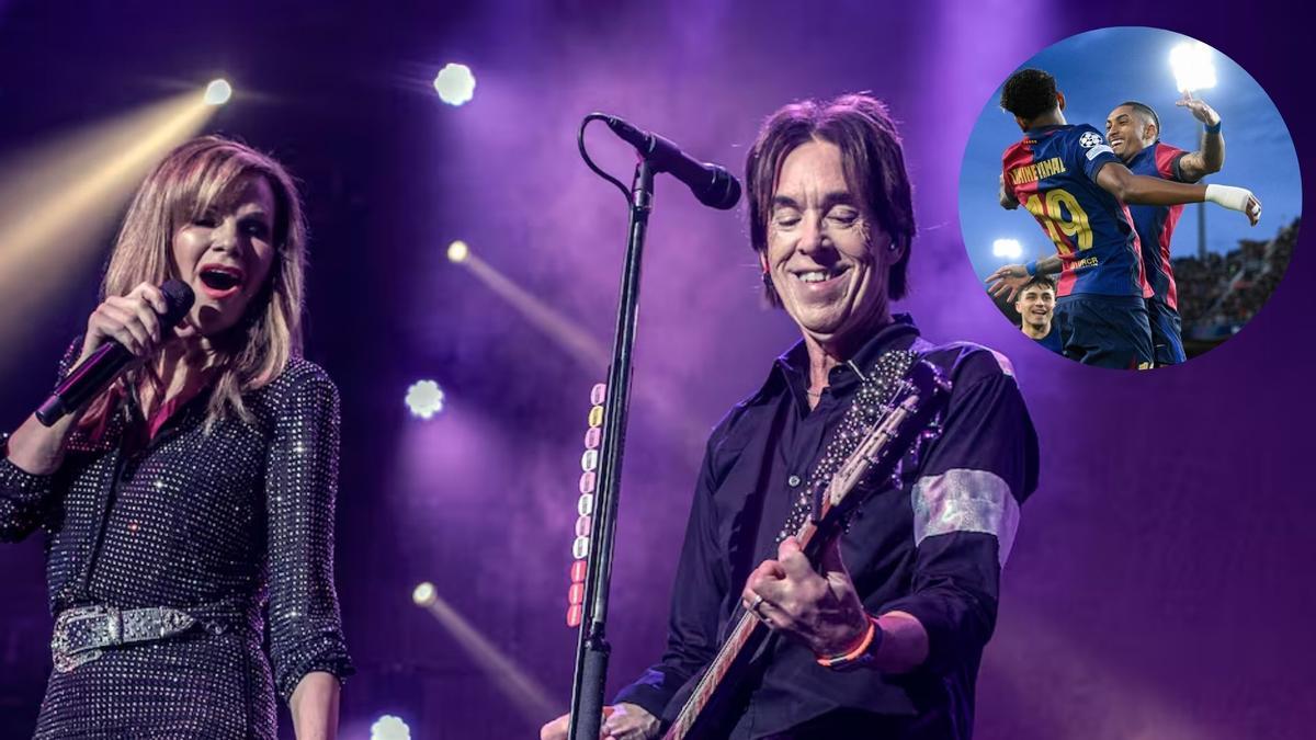 El guiño de Roxette al FC Barcelona en el Sant Jordi Club