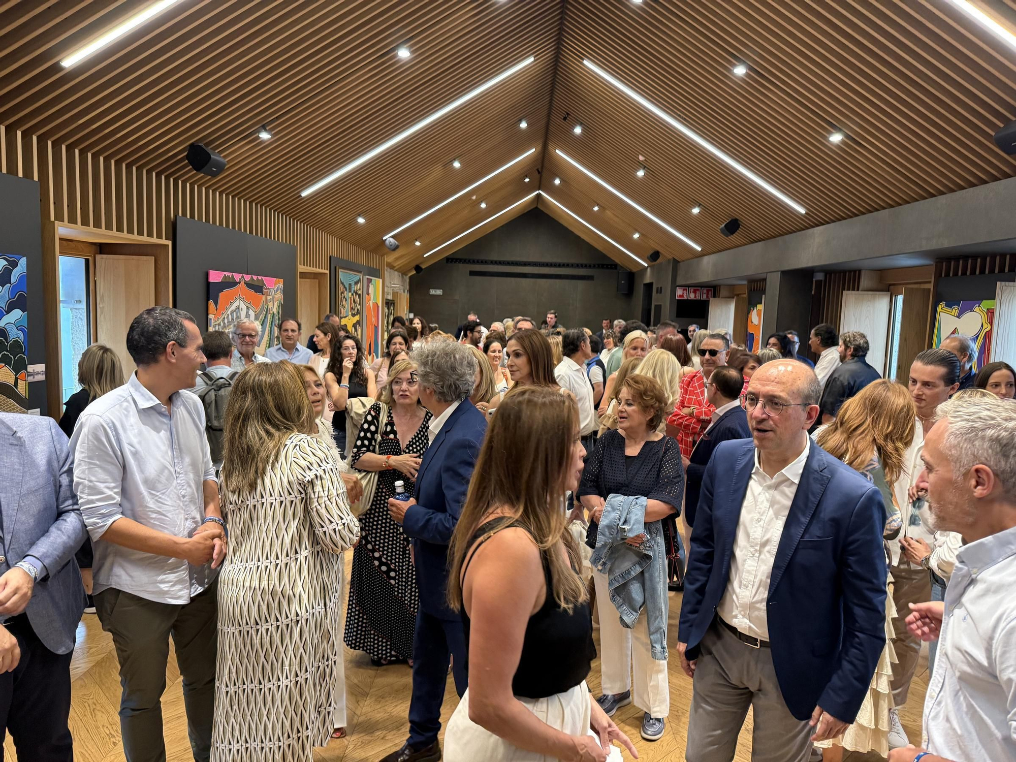 Exposición de Raúl Velloso en el Palacio de la Oliva, en Vigo
