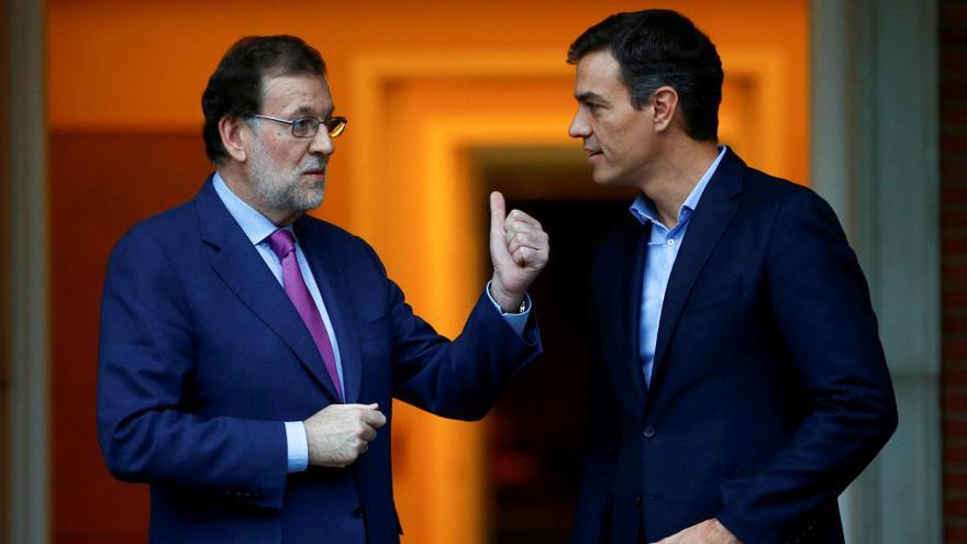 Mariano Rajoy i Pedro Sánchez, en una foto d&#039;arxiu.