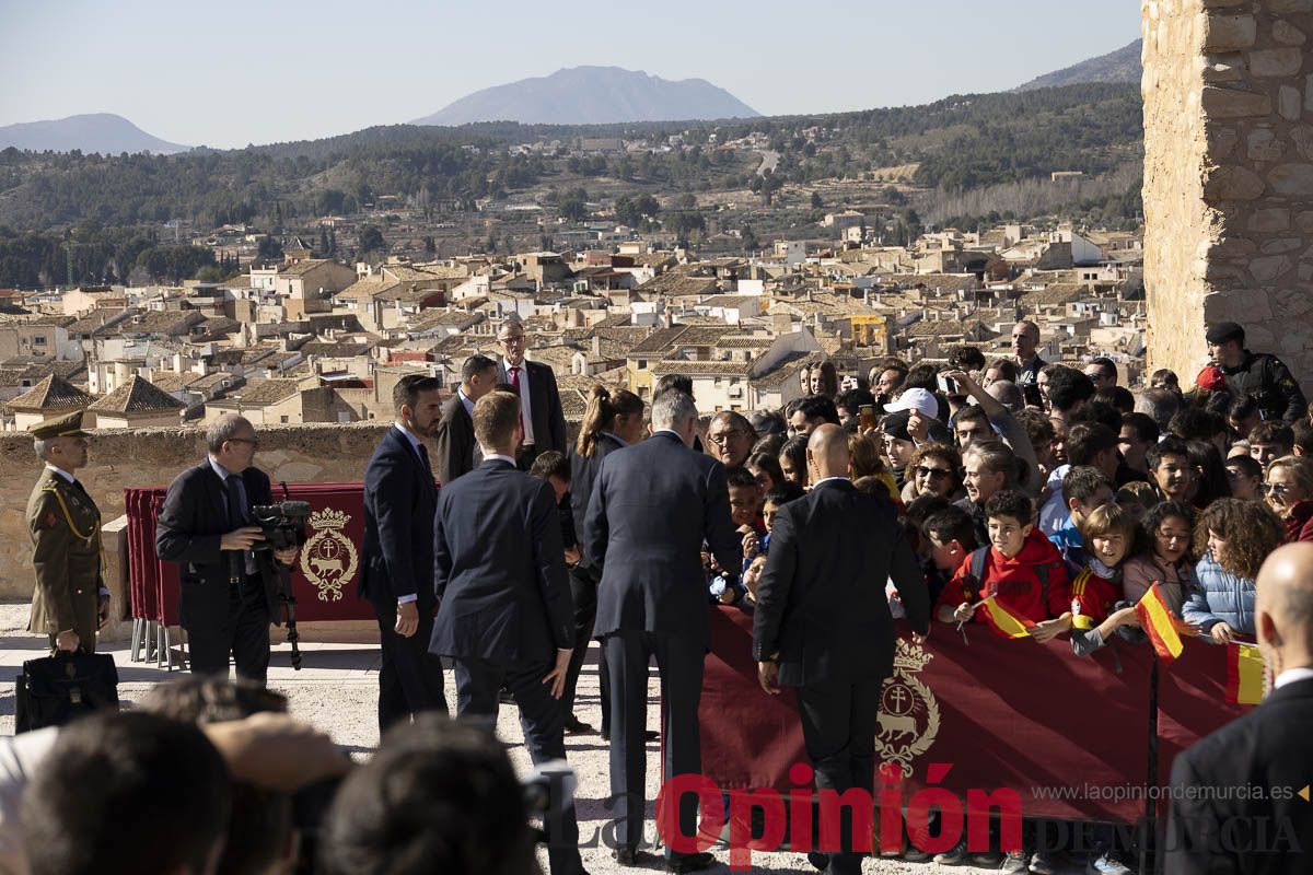 Visita de los reyes de España a Caravaca (explanada de la Basílica)