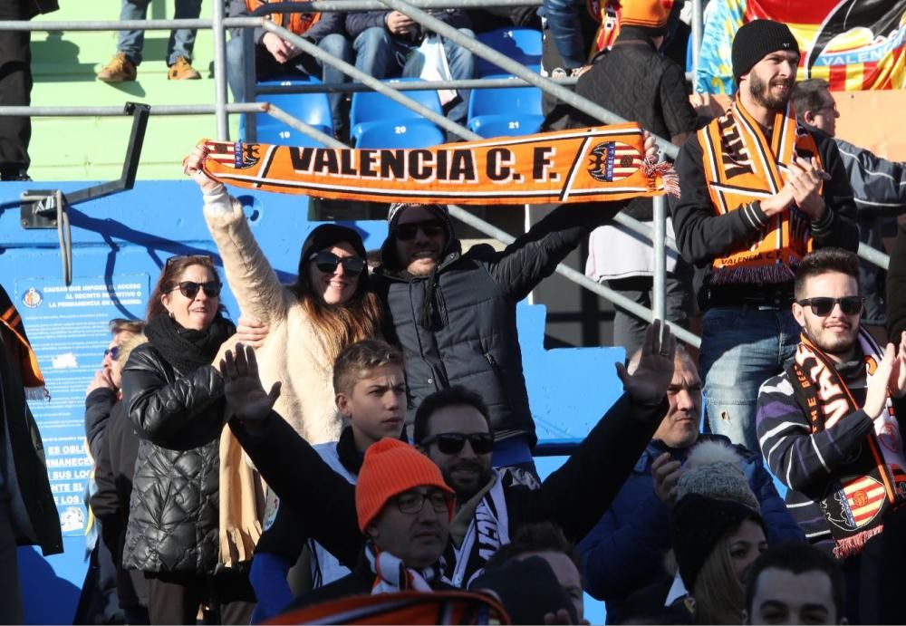 Aficionados del Valencia en Getafe