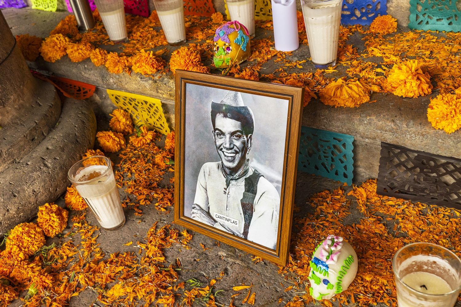 Altar del Día de Muertos.