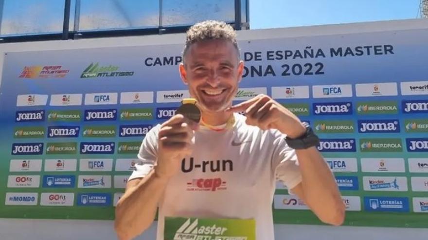 El ibicenco César Rodríguez, campeón de España máster