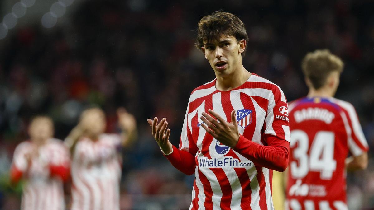 Joao Félix, en u partido con el Atlético de Madrid.