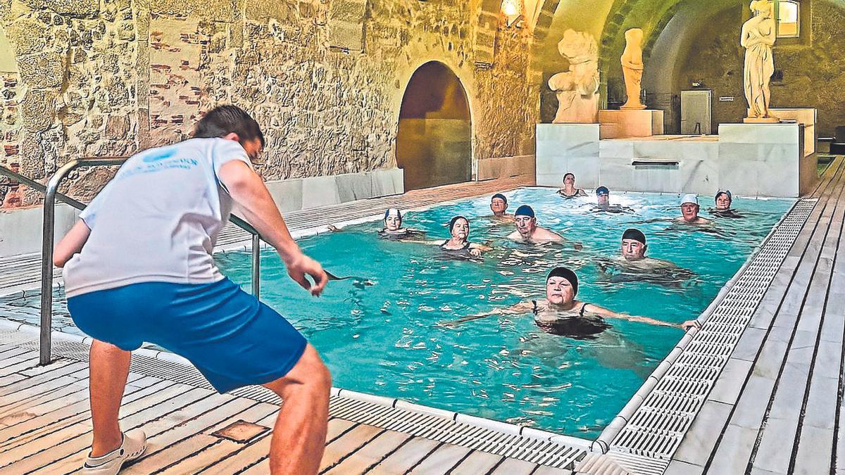 Instalaciones del balneario de Baños de Montemayor.