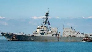 El buque de guerra estadounidense USS Gravely, en una imagend e archivo.