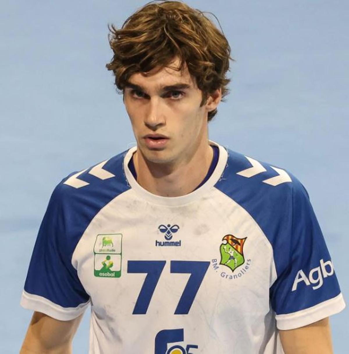 Pablo Urdangarin con su actual equipo de balonmano, Fraikin BM. Granollers