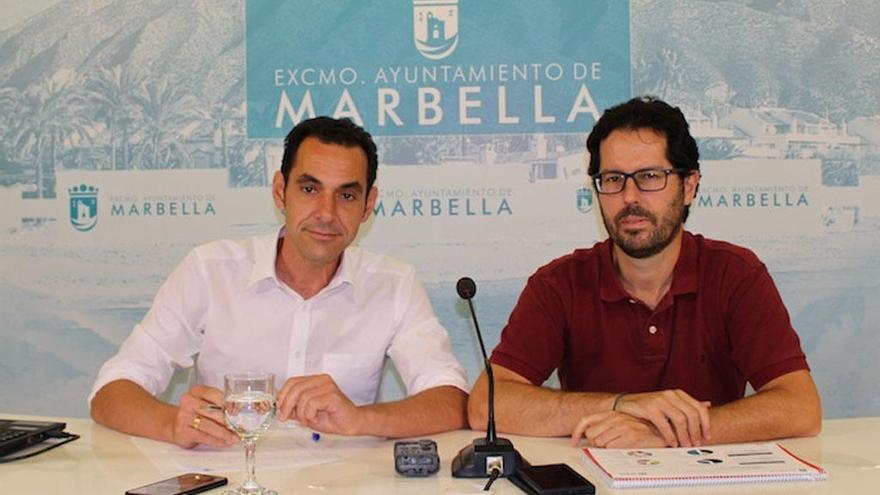 Miguel Díaz y Javier Lima presentaron la iniciativa a la prensa.