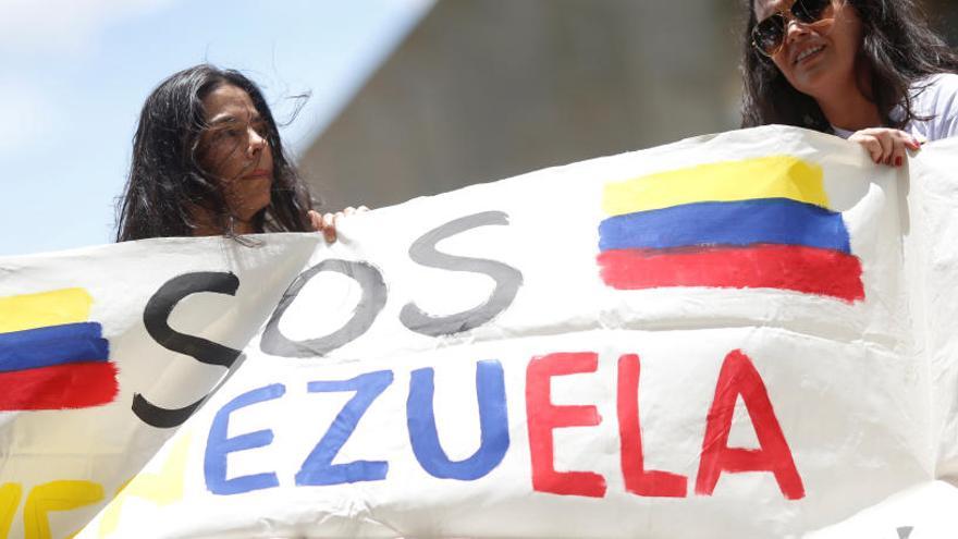 Protestas en Brasil por la continuidad de Maduro.