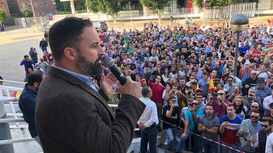 Abascal, en una visita a Murcia.