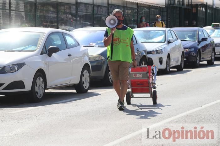 Protesta de policías en La Manga