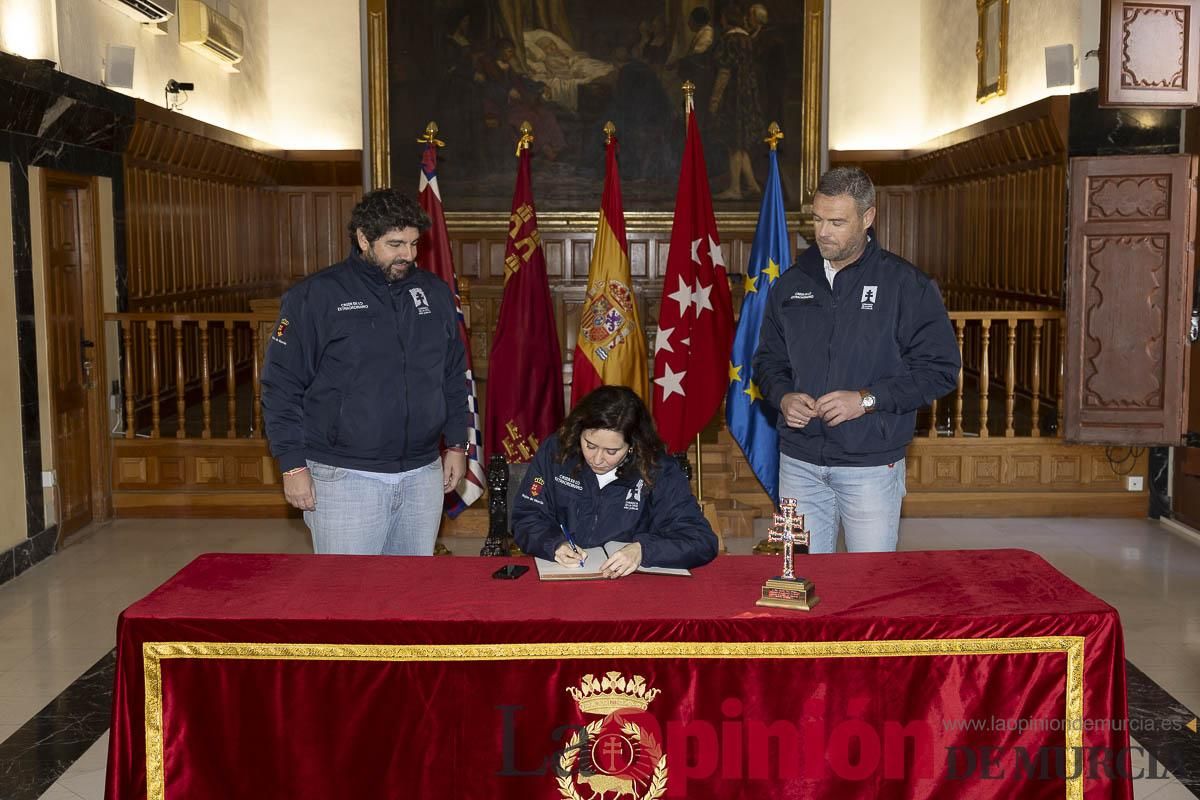 Así ha sido la visita de Isabel Díaz Ayuso a Caravaca de la Cruz