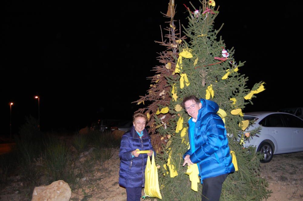 Divendres al Puig de les Basses de Figueres per desitjar «bona nit» a Dolors Bassa