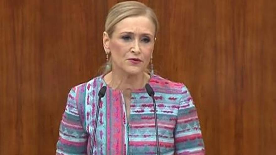 Cifuentes va admetre que va fer un màster «a la carta».