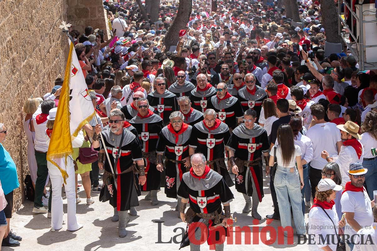 Moros y Cristianos en la mañana del dos de mayo en Caravaca