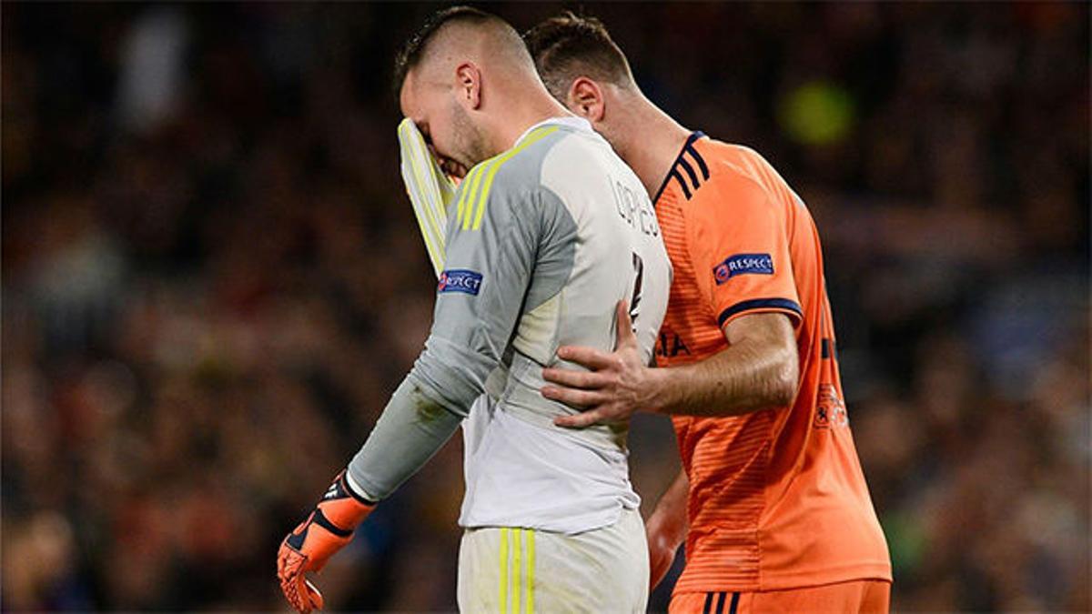 Anthony Lopes fue sustituido entre lágrimas tras lesionarse