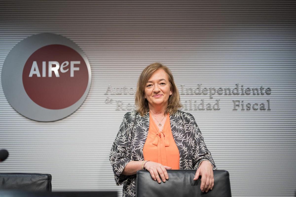 La presidenta de la AIReF, Cristina Herrero.