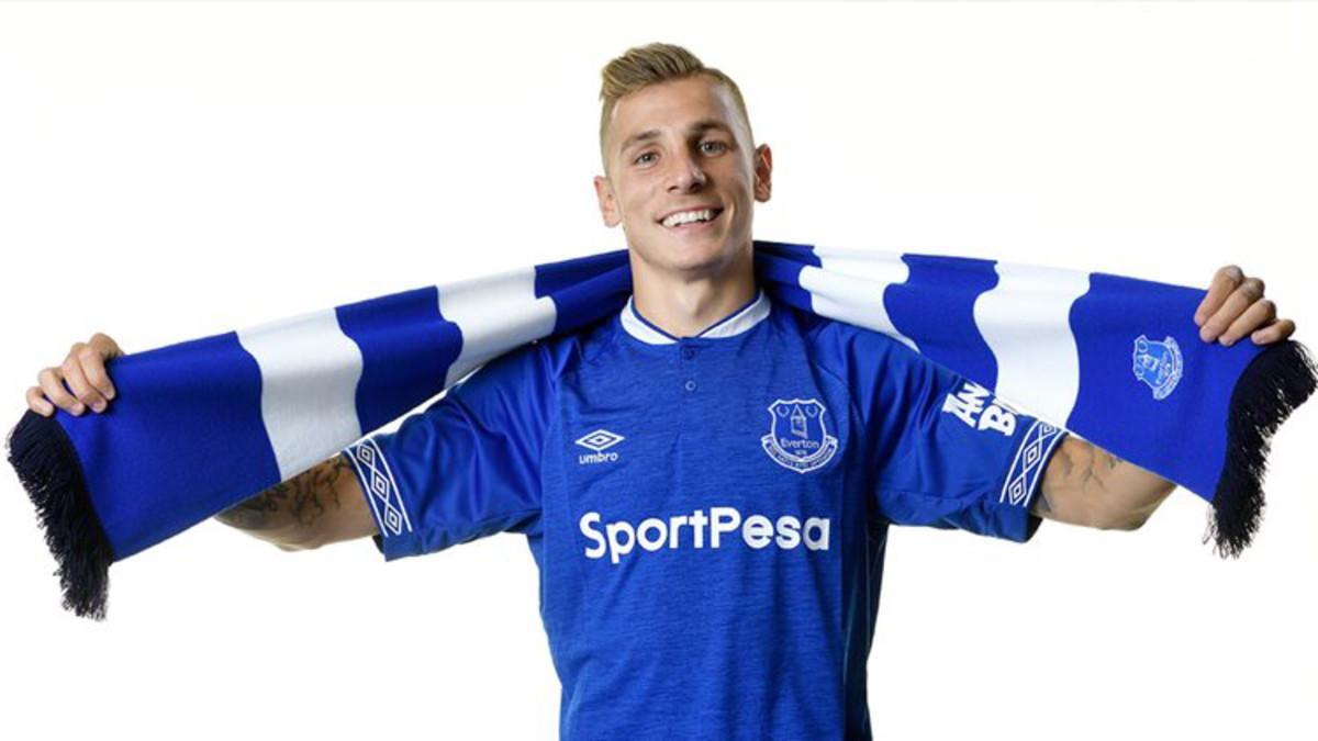 Lucas Digne, nuevo jugador del Everton