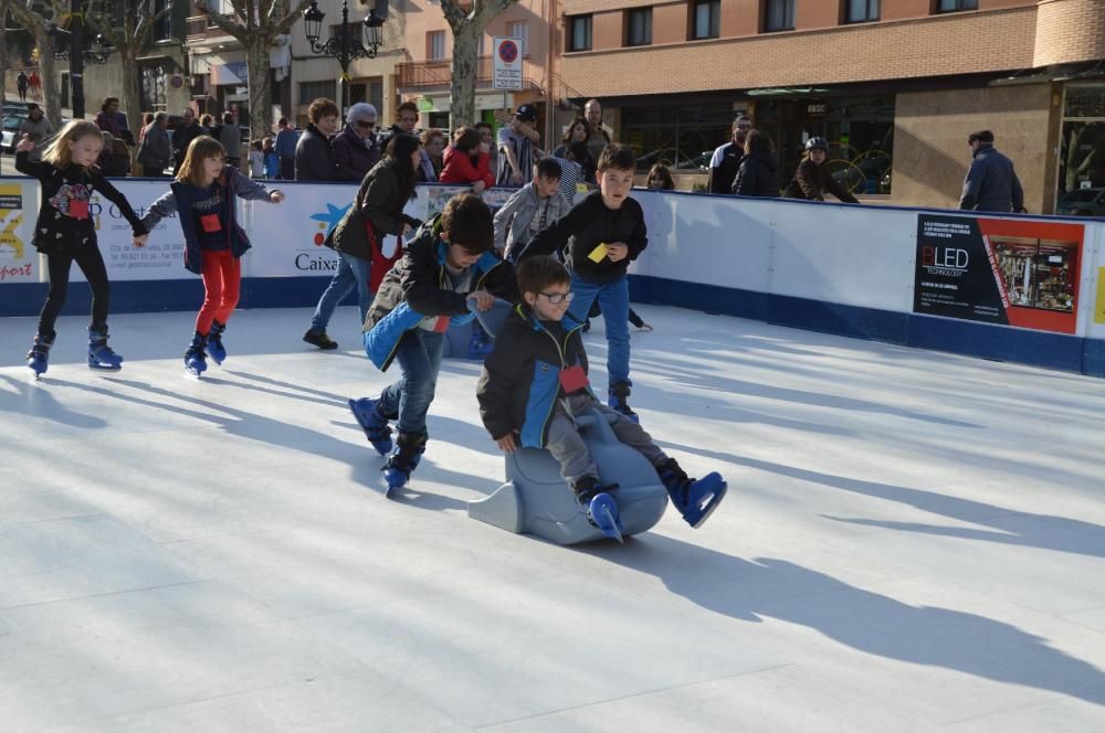 Pista de gel sintètic al Vall de Berga