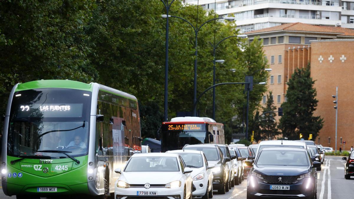 Zaragoza controla el 74% de los coches que se desplazan por la ciudad