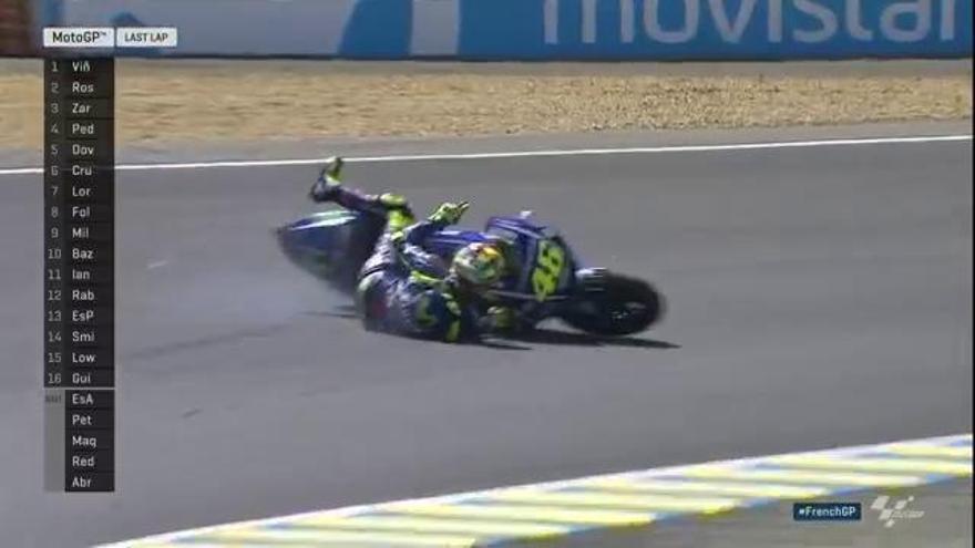 Caiguda de Valentino Rossi