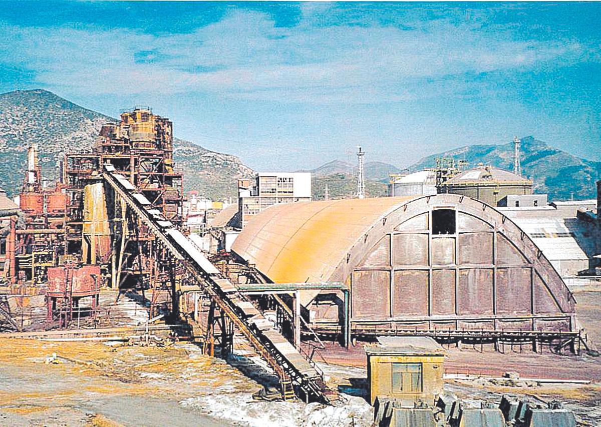 Industrias Fertiberia en el Valle de Escombreras, Cartagena