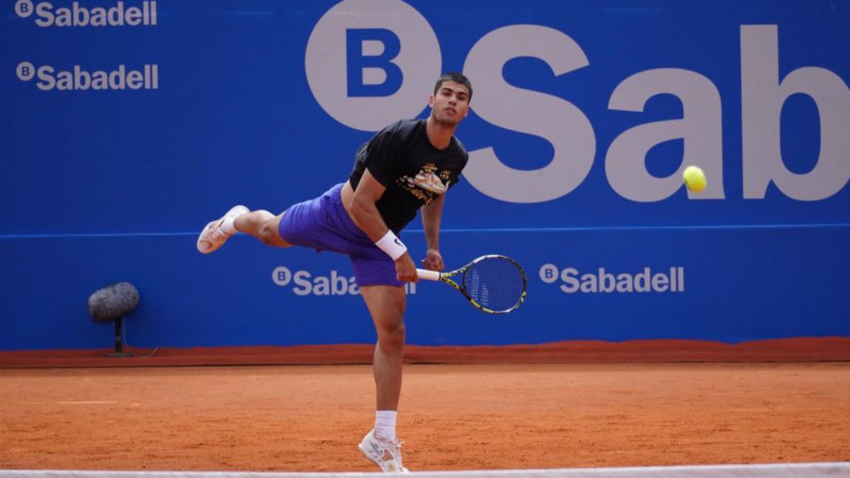 Alcaraz ha realizado dos entrenamientos de calidad en el RCT Barcelona
