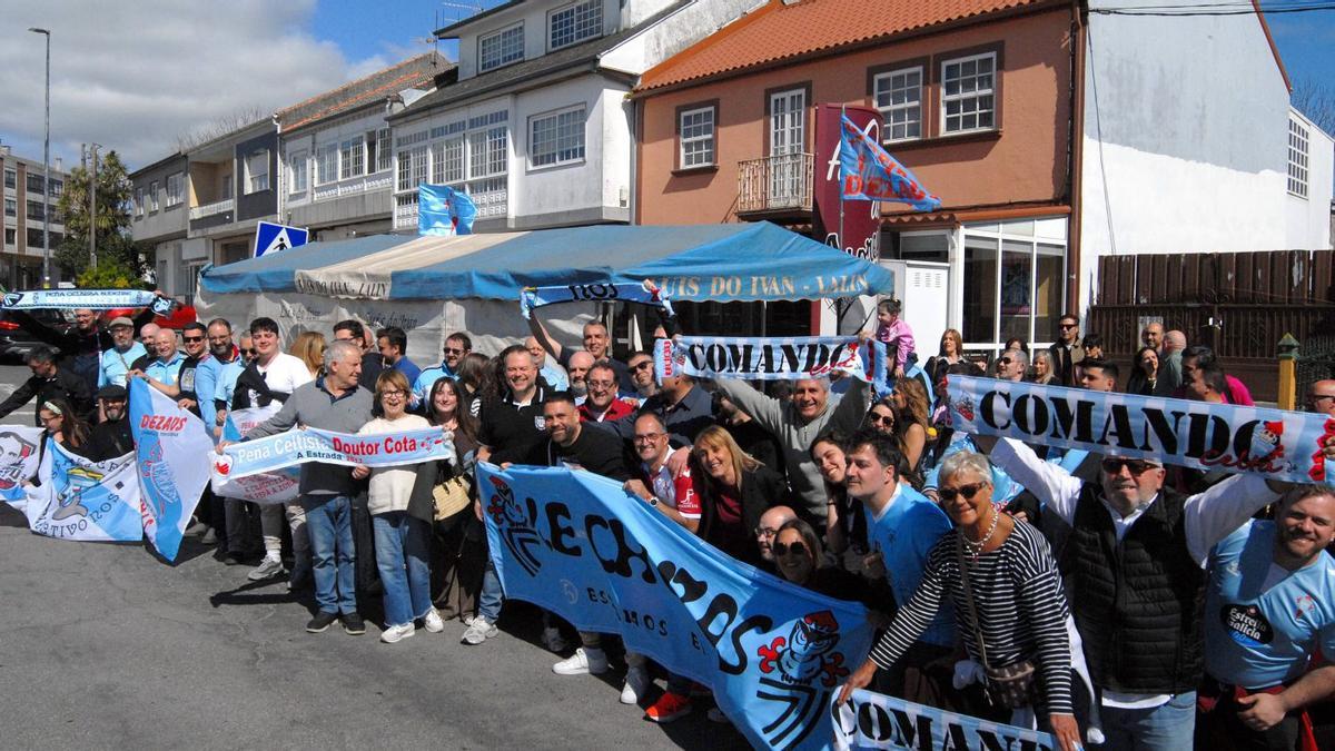 El XI Cocido Celeste reúne en Lalín a 180 seguidores del Celta | BERNABÉ/JAVIER LALÍN