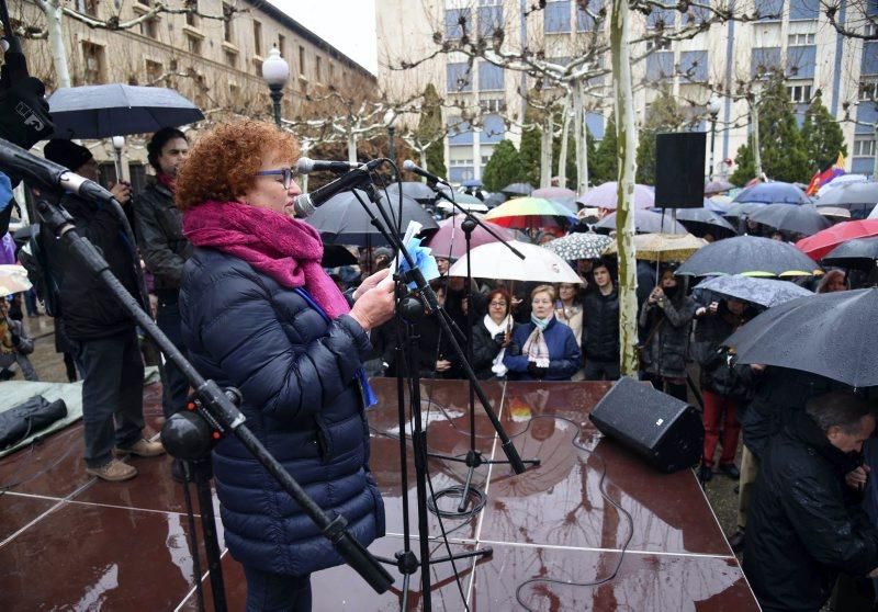 Manifestación contra el ICA en Zaragoza