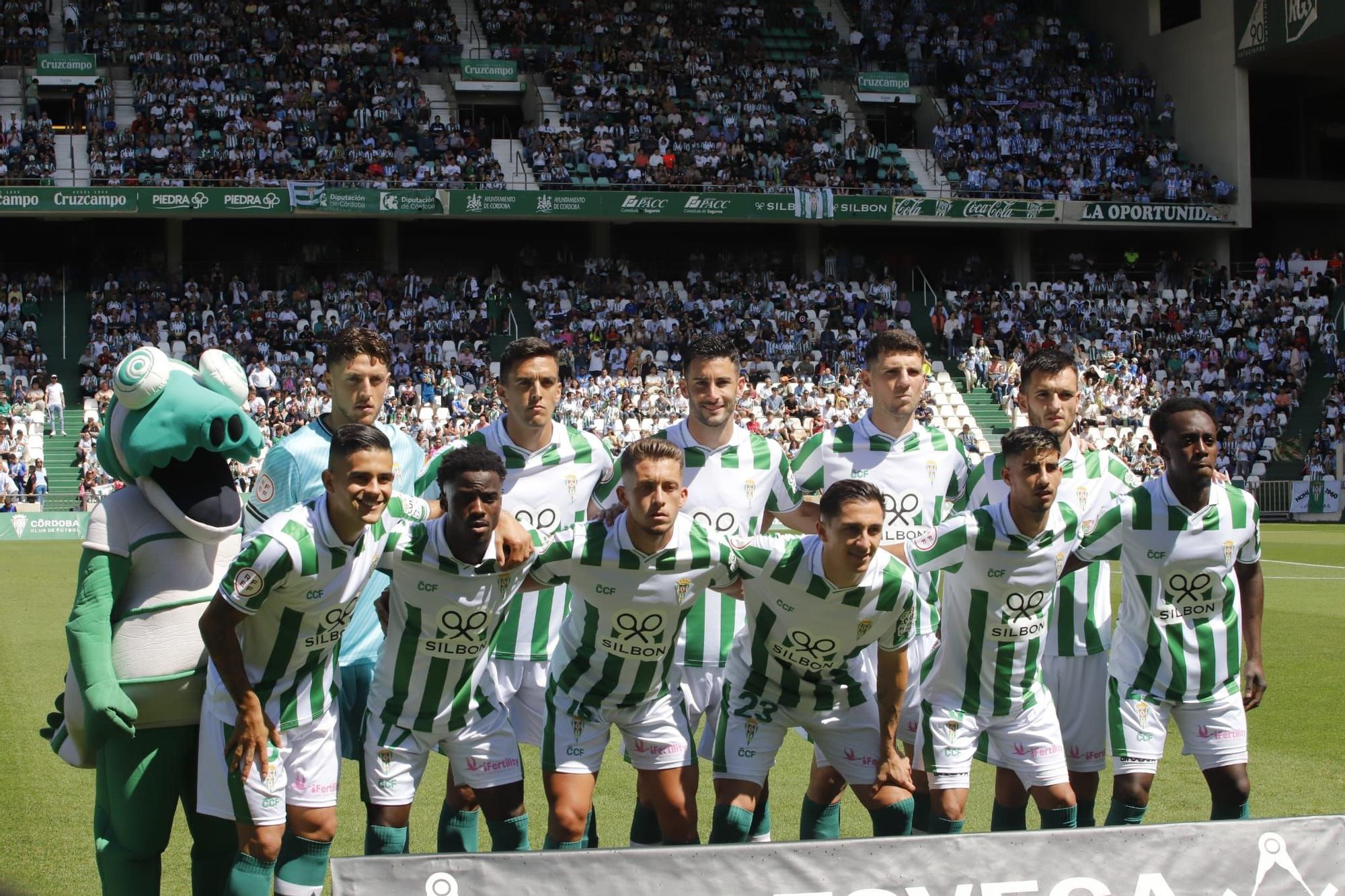 Equipo titular del Córdoba CF que se impuso este domingo al Málaga en El Arcángel.