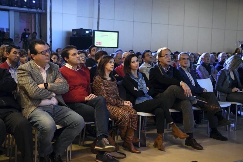 Acto de presentación de la campaña "Somos Zaragoza", del PSOE