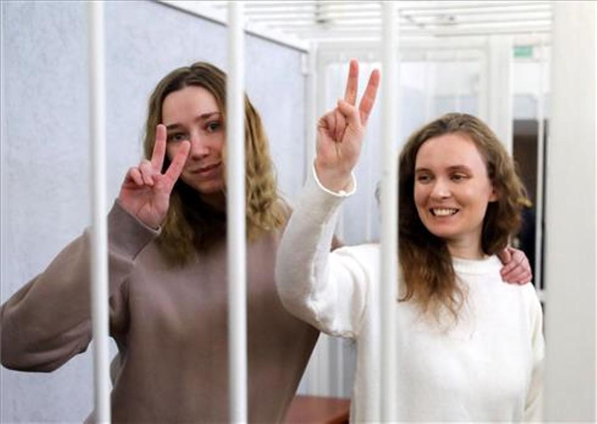 Condemnades a presó dues periodistes a Bielorússia per retransmetre unes protestes