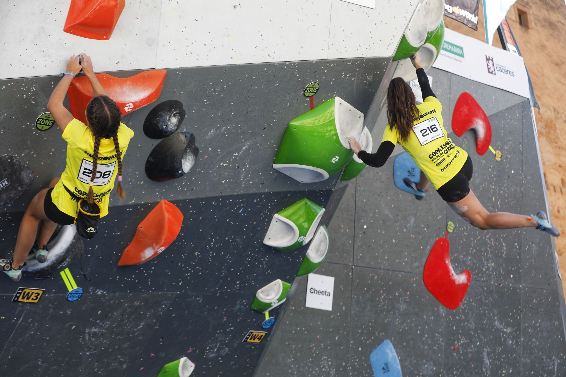 Campeonato de España de Escalada de Bloque y Velocidad y Copa de España de Velocidad en Cáceres