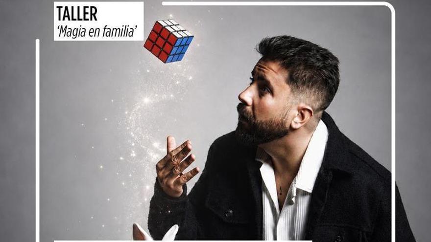 La magia inunda Badajoz: Christian Magritte imparte un taller en familia