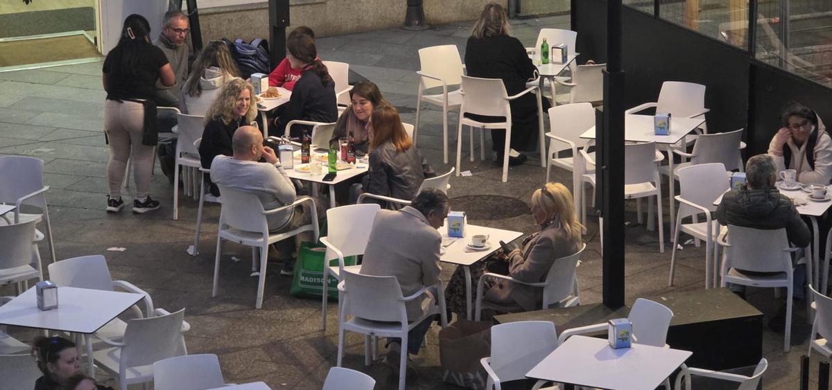 Un local de hostelería en la comarca de O Salnés.
