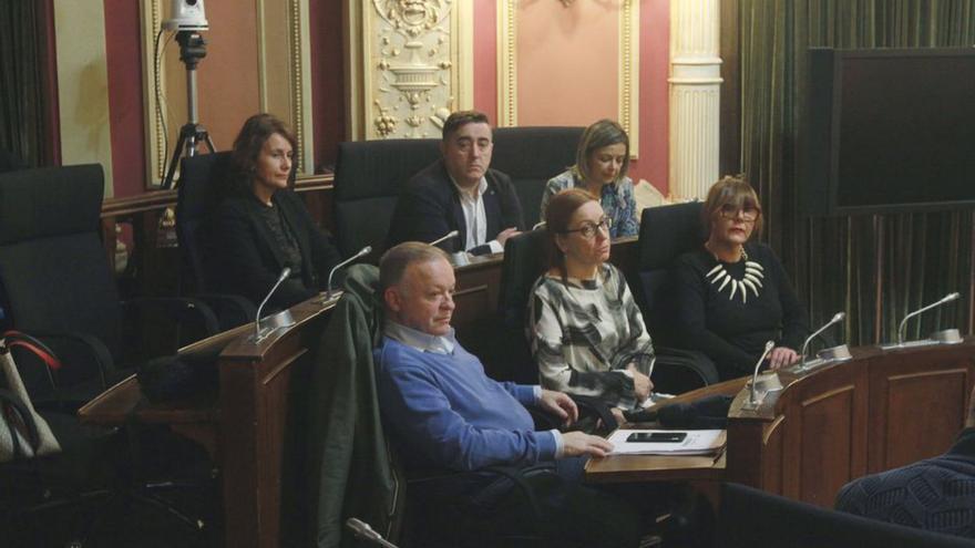Concejales del PP, en un pleno del Concello de Ourense | I.Osorio